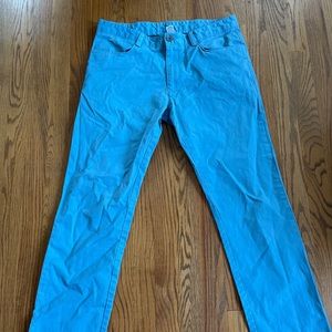 Calvin Klein Mens Blue Slim Fit Chinos size 32x30